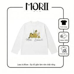 Áo thun boxy tay dài MORII Lemonade