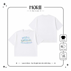 áo thun boxy tay ngắn MORII SEASHELL