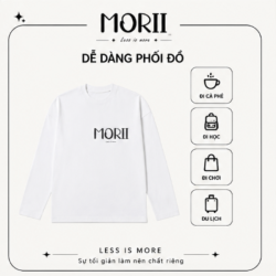áo thun tay dài boxy MORII