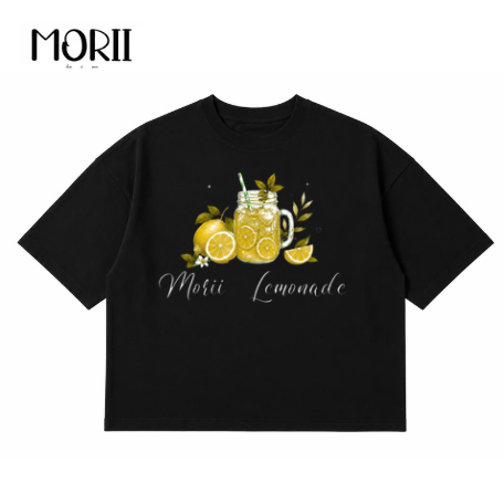 áo thun boxy MORII Lemonade