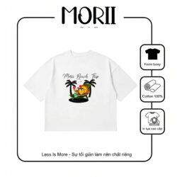 Áo thun Boxy tay ngắn MORII Beach Trip