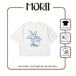 Áo thun boxy tay ngắn MORII Starfish