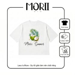 Áo thun boxy tay ngắn MORII Summer