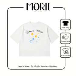 Áo thun boxy tay ngắn MORII Summer